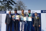 박지선 선수, 개인전 이어 2관왕