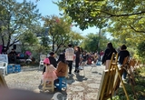 화사한 꽃그림 100여 점 야외 정원 수놓아