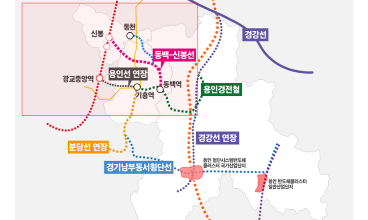 용인 사통팔달 ‘도시철도망’ 구축 가속페달