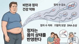 정직한 성적표, 비만 남성의 정자