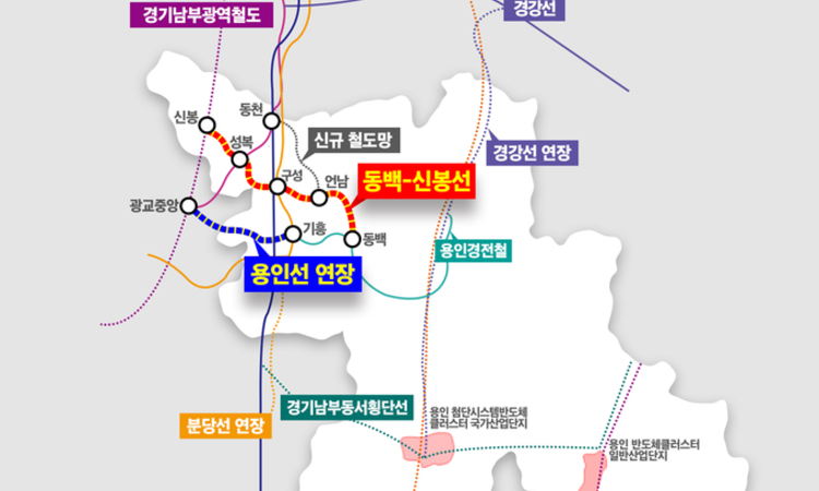 경전철 중심 광역철 연결… 격자형 ‘사통팔달 철도망’